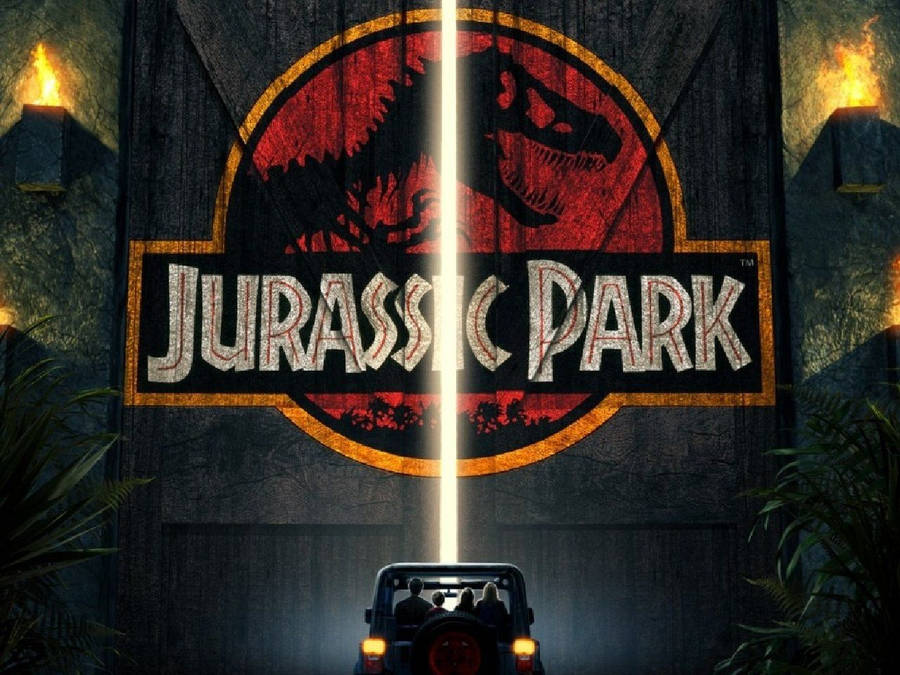 Gates of Jurassic Park HD Wallpaper